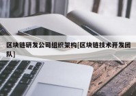 区块链研发公司组织架构[区块链技术开发团队]